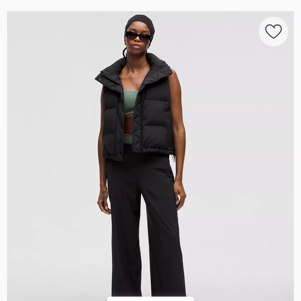 Lululemon crop puffer vest